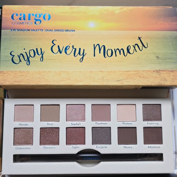 Cargo Eye Shadow Palette Lot-WANDERLUST-EMERALD CITY-ENJOY EVERY MOMENT - Picture 4 of 7